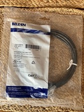 Belden C601100010 | CAT6+ Patch Cord, Bonded-Pair, 10 FT, Black picture