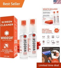 Screen Shine Go 2-Pack – Two 1 fl oz Refillable Touchscreen Cleaners with Mic... picture