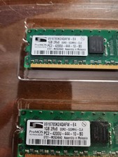 2PCS ProMOS 1GB 2Rx8 DDR2-533MHz-CL4 0701-M2624943 PC Memory set of 2 picture