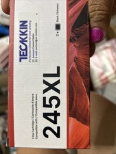 New Sealed TECKKIN 245XL Black Ink Cartridge Replacement picture