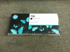 498N8A New Genuine HP 738 Black Ink 300ml Designjet T850 T950 36