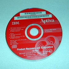 IBM Aptiva 2170, 2171, 2172 Product Recovery and Diagnostics CDROM 1999 Original picture