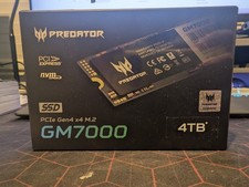 Acer Predator GM7000 4TB NVMe PCIe Gen4 M.2 2280 SSD 7400MB/s DRAM PS5 Open Box picture