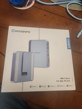 Minisopuru 10Gbps USB C Docking Station For 24