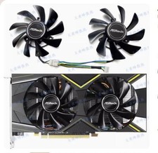 For ASROCK RX5600XT Challenger D OC V2 Graphics Card Heat Sink Fan T129215SU picture