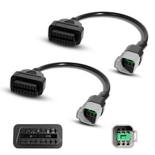 2 Pcs OBD2 Adapter Cable 6Pin to 16Pin for BRP, Compatible with Bombardier Can-A picture