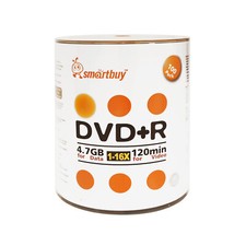 Smartbuy DVD+R 16X 4.7GB/120Min Logo Top (Non-Printable) Blank Media Record Disc picture