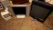 Retro Gaming CRT Bundle -Dell E773s 17” Monitor, Sanyo TV Component, Mini 5” CRT picture