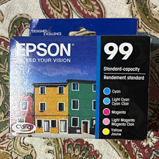 Epson 99 Genuine Inkjet Ink Cartridges 5-Pack CMY LC LM Yellow T099920 picture