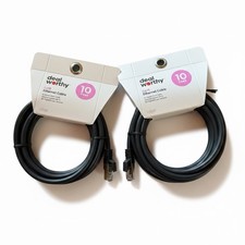 Lot of 2 Deal Worthy 10ft CAT8 Ethernat Cable up to 40 Gigabits per Second New picture