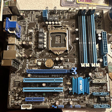 ASUS P8Q77-M MicroATX LGA1155 Intel DDR3 4-DIMM PCIe 3.0 USB 3.0 picture