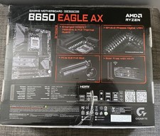 GIGABYTE B650 EAGLE AX ATX Gaming Motherboard AM5 DDR5 Wi-Fi 6E PCIe 4.0 Black picture