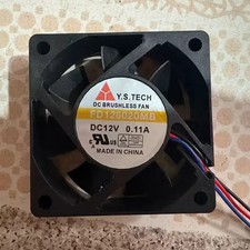 1PCS Y.S.TECH 6020 FD126020MB 12V 0.11A 60×20 mm 3-Wire Cooling Fan picture