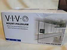 VIVO Steel Universal Full Motion Pole Mount Monitor Arm with Removable 75mm a... picture