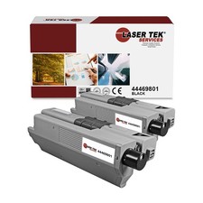 2Pk LTS C310 44469801 Black  Compatible for Okidata C310dn C330dn C331dn Toner picture