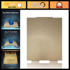 Gold PEI Build Plate 365x365mm with Handle - Double Sided Textured Flexible Stee picture