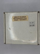 GENUINE DIRECT TV BROADBAND DECA ETHERNET TO COAX ADAPTER picture