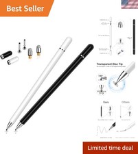 Lightweight Aluminum Touchscreen Stylus Pens - Pack of 2 with Magnetic Caps picture