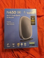 Belkin N450 4-Port 10/100 Wireless Router F9K1105v3 TESTED (POWER CORD) picture