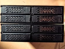 DUAL ICY DOCK 4 BAY 2.5 SAS/SATA HDD ENCLOSURES WITH HDD SCREWS picture