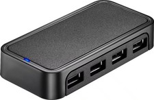 Best Buy essentials- 4-Port USB 2.0 Hub - Black picture