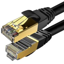 Internet Cable - Fastest Cat 8 Cat8 rj45 M/M Ethernet Patch Lan Cable 40Gbps Lot picture