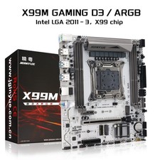 X99M Gaming Motherboard lntel LGA211-3, 4xDDR3 Slots 128GB, M-ATX,5xRGB 5v3pin picture