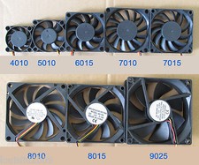 1pc 40/50/60/70/80/90mm, 5V/12V/24V Brushless DC Cooling fans 3pin wire new picture