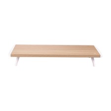 Incipio Wooden 20-Inch Monitor Riser Stand & Desk Shelf with Non-Slip Legs and E picture