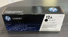 New Genuine HP 12A Black  Toner Cartridge Box HP LaserJet 1010 picture