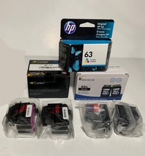 5 pcs Genuine HP 63XL & 63 COLOR  and BLACK Ink Cartridges NEW LOT OF 5 picture