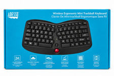 ADESSO  Tru-Form Media 3150 2.4 Ghz Wireless Ergo Trackball Keyboard WKB-3150UB picture