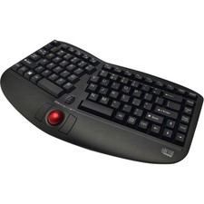Adesso Tru-Form Media 3150 Wireless Ergo Trackball Keyboard picture