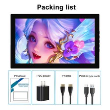 Small 7inch Touchscreen HDMI Monitor Portable Computer PC Second Gaming Screen picture