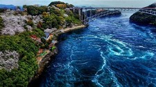 Landscape nature bridge japan river coast asia water Custom Gaming Mat Desk picture