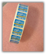 10x NEW INTEL CORE i5 INSIDE LOGO STICKER/LABEL 24x18mm fast shipping USA  picture