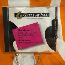 Vintage 1995 Gateway 2000 The Masters Golf Interactive PC CD-ROM Promo Software picture