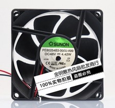 1PCS SUNON 8025 PE80254B3-000U-A99 48V 4.42W High-Airflow Cabinet Cooling Fan picture