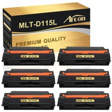 6PK Black MLT-D115L 115L Toner for Samsung Xpress SL-M2880FW SL-M2880XAC picture