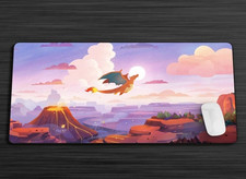 Charizard Pokemon Gaming Desk Mat Mouse Pad XXL Large Mousepad SP389NC picture