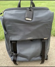 TUMI Dark Navy Voyageur Rucksack Backpack Bag Voyager, DARK GREY, Preloved picture