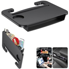 Car Steering Wheel Desk Tray 2-in-1 Organizer for Standard Vehicles SUV Truck picture
