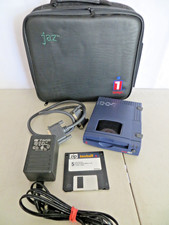 Iomega Zip 100 Blue External Drive Z100USB Power Supply Cable Install Disk Case picture