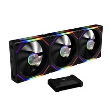 GAMDIAS 3 Pack 120mm Case Fan & 3 Reverse Blades & 1 USB Hub, ARGB PWM PC Fan... picture