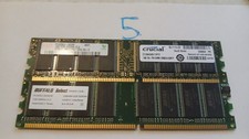 RAM 2gb (2x1gb) ddr dimm BUFFALO Select, Crucial, and Hynix Used Maybe Works? picture