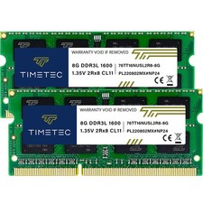 Premium 16GB Kit 2x8GB DDR3L 1600MHz PC3L12800 2Rx8 SODIMM Laptop RAM picture