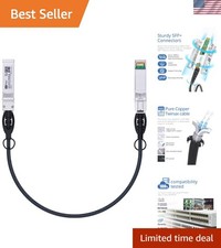 High-Performance 10Gb SFP+ DAC Cable 0.5M – Versatile & Multi-Brand Compatible picture
