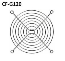 Chrome Metal Fan Guard/Grill for 120mm (4.72 inch) CPU Fan, CablesOnline CF-G120 picture