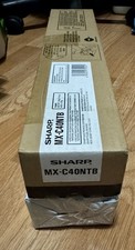 Sharp MX-C40NTB  Black Toner Cartridge MXC40NTB Genuine Original - SEAL IN PLACE picture