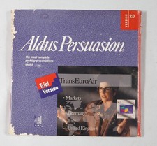 Aldus Persuasion Version 2.0 trial version Windows 5.25